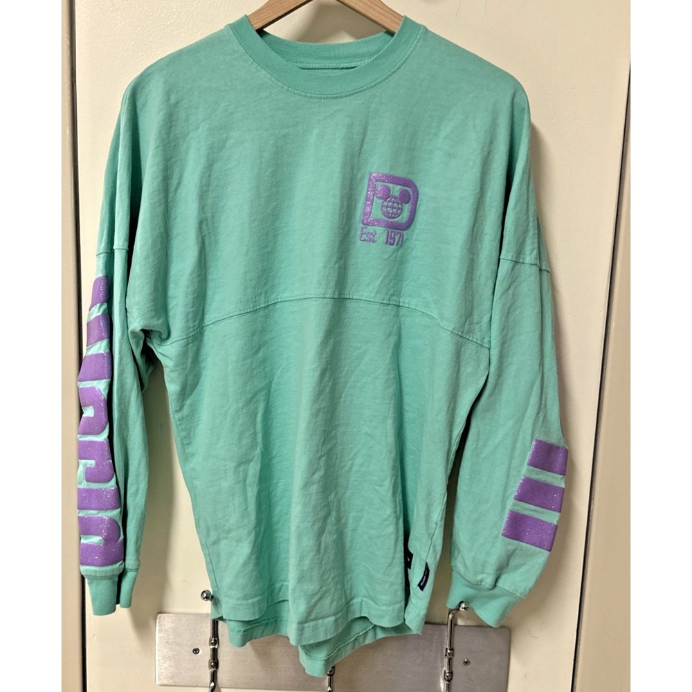 Disney Parks Size Small Spirit Jersey Monsters Inc Themed Oversized 2023 Sparkle - Picture 4 of 12